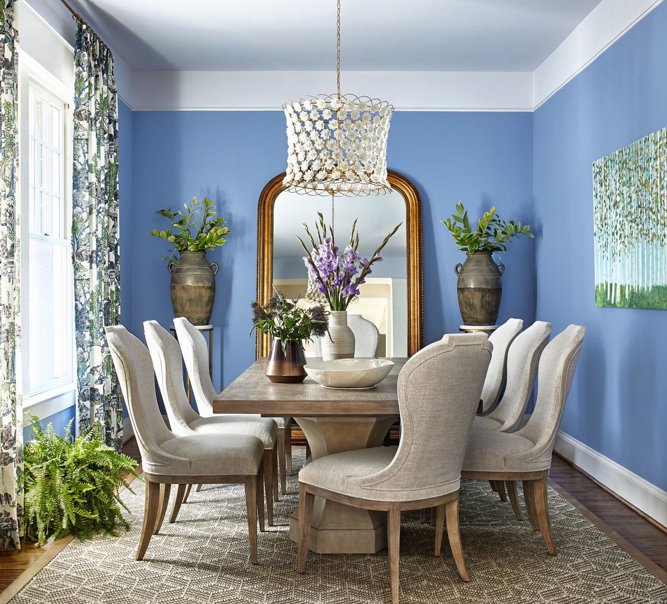 Feast Your Eyes 20 Blue Dining Room Ideas that Will Elevate