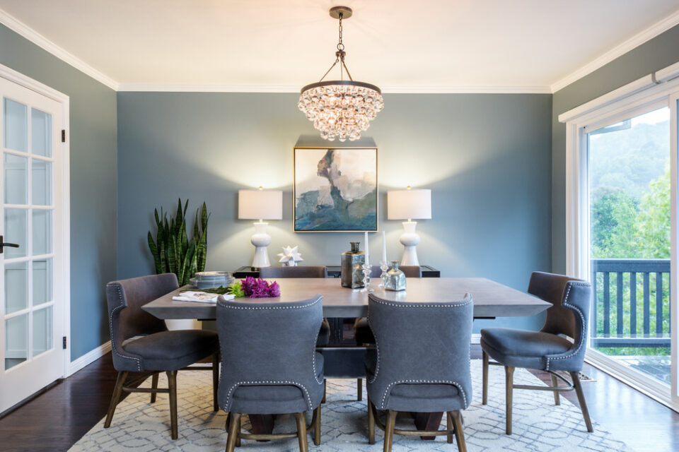 Feast Your Eyes: 20 Gorgeous Blue Dining Room Ideas that Will Elevate ...