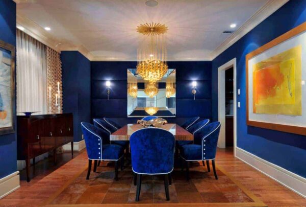 Feast Your Eyes: 19 Gorgeous Blue Dining Room Ideas that Will Elevate ...