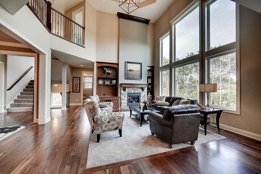 90 Craftsman-Style Living Room Ideas (Photos)