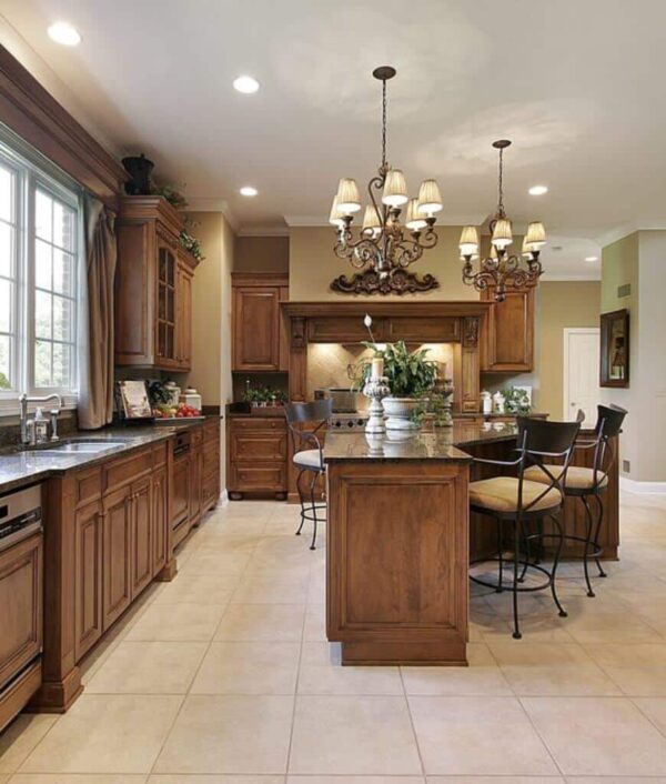 Image showcasing 23 Illuminating Kitchen Ideas Enhanced with Chandelier Lighting – Home ...