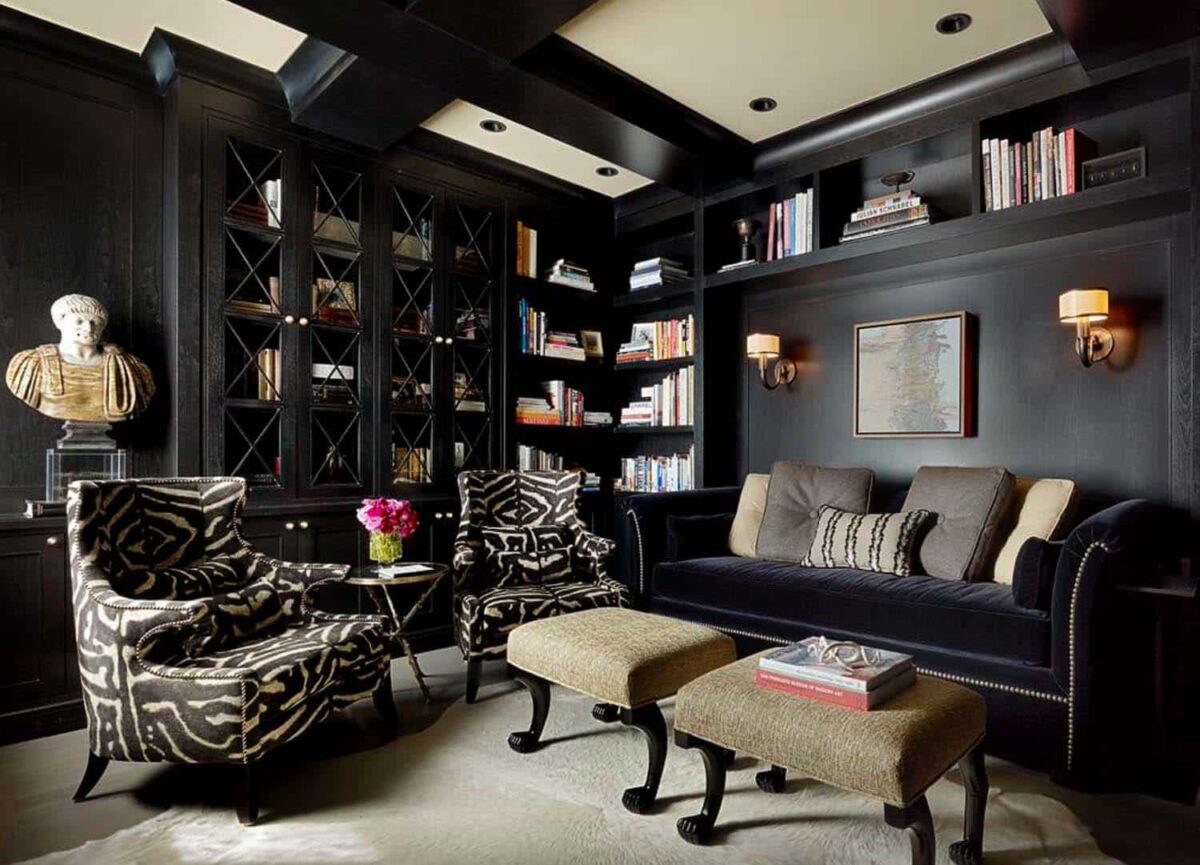18 Black Living Room Ideas - Home Stratosphere