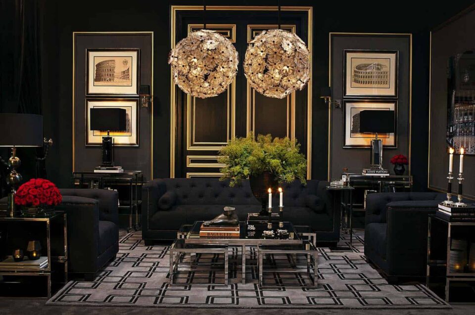 18 Black Living Room Ideas - Home Stratosphere