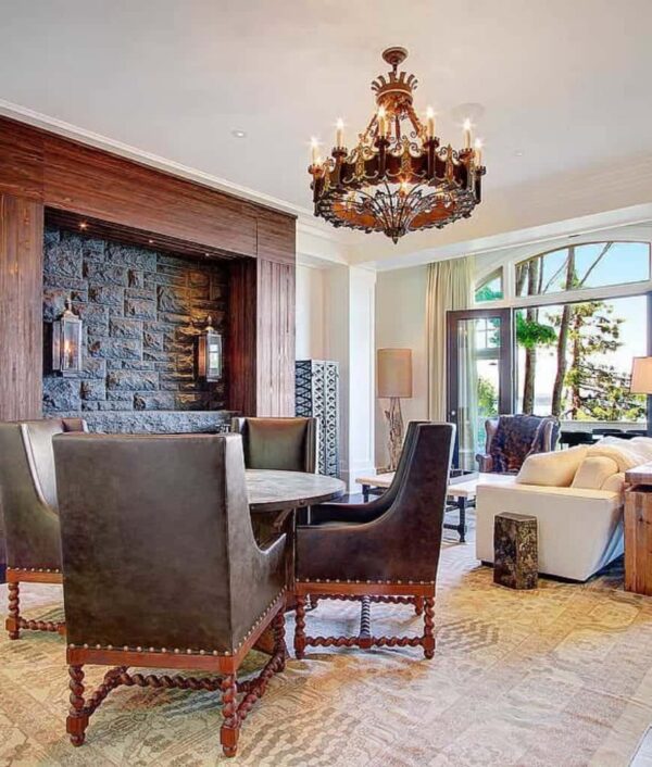 19 Living Rooms with Chandelier Lighting Ideas Where the Sky's the Limit