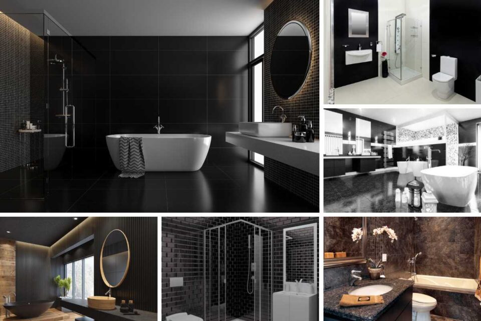 51 Black Bathroom Ideas (Photos)