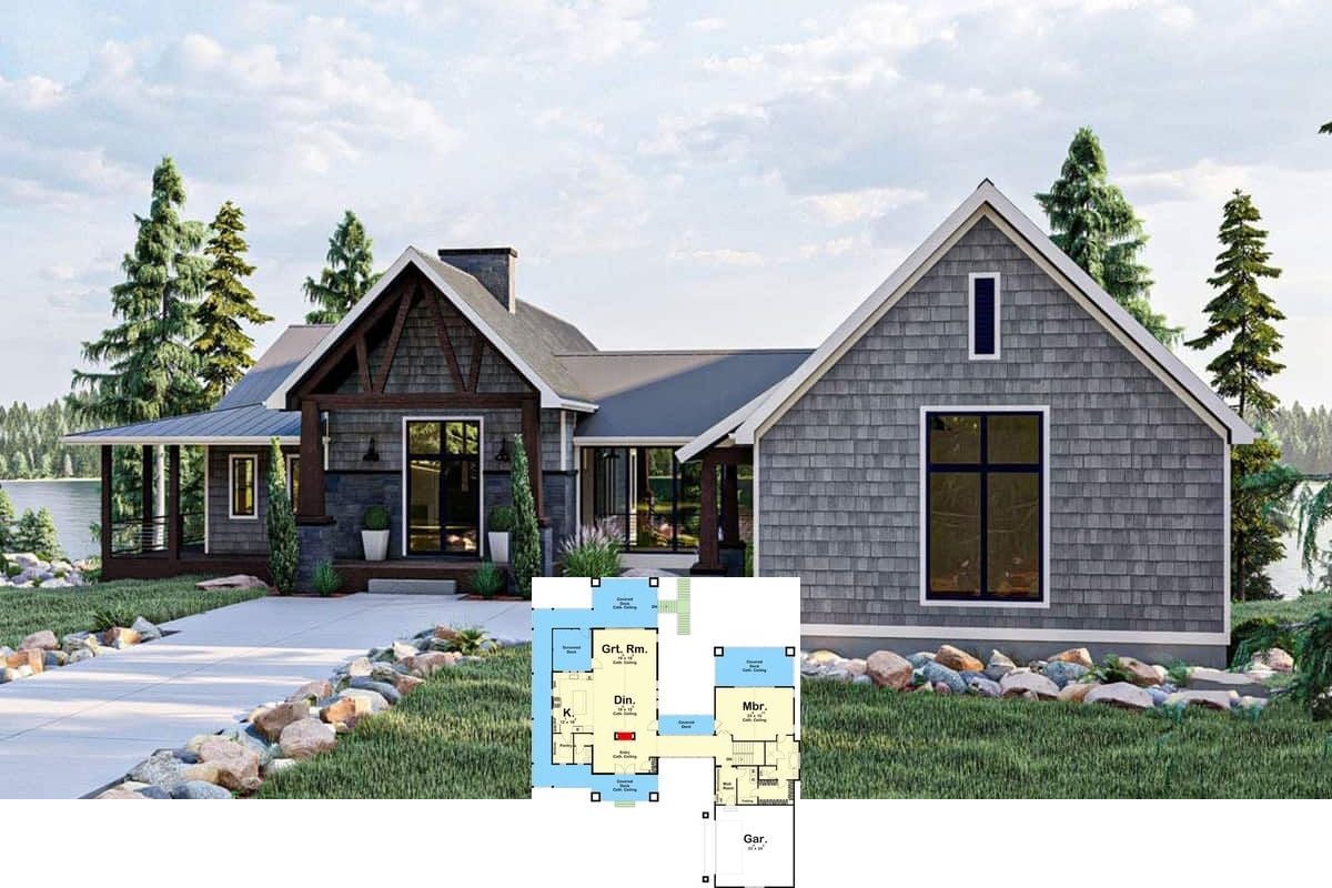 Live Luxuriously in This 2,213 Sq. Ft. Craftsman-Style Home with 3 Bedrooms and Wraparound Deck (Must-See Floor Plan)