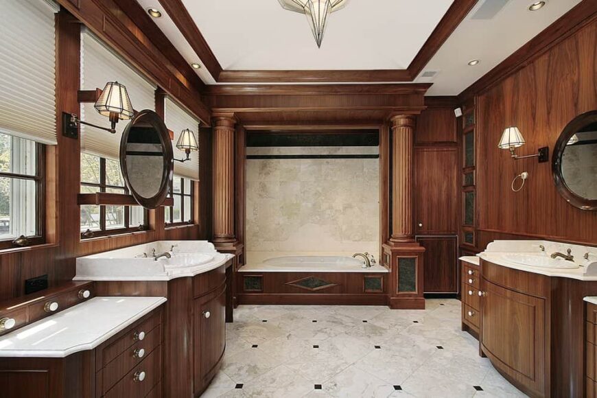 95 Brown Bathroom Ideas (Photos)