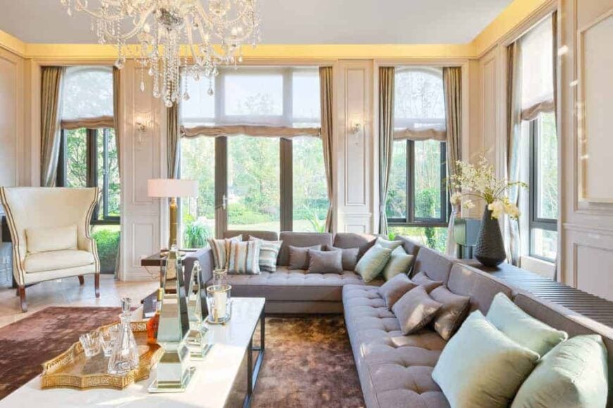 40 Living Rooms with Gray Couches (Photos) – Home Stratosphere