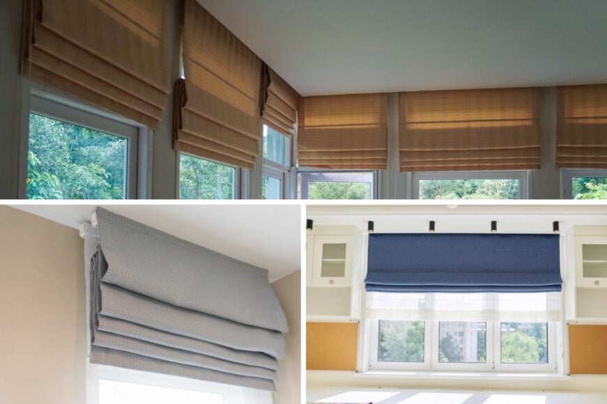 24 Different Types of Roman Shades