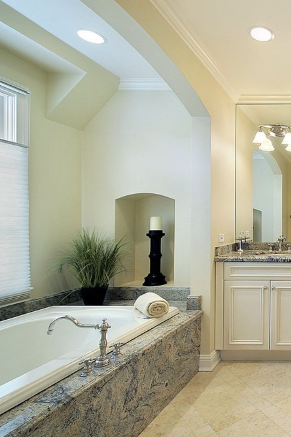 24 Beige Primary Bathroom Ideas Use Tonal Palette to Create Serene Oasis