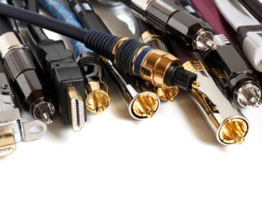 A variety of video cables