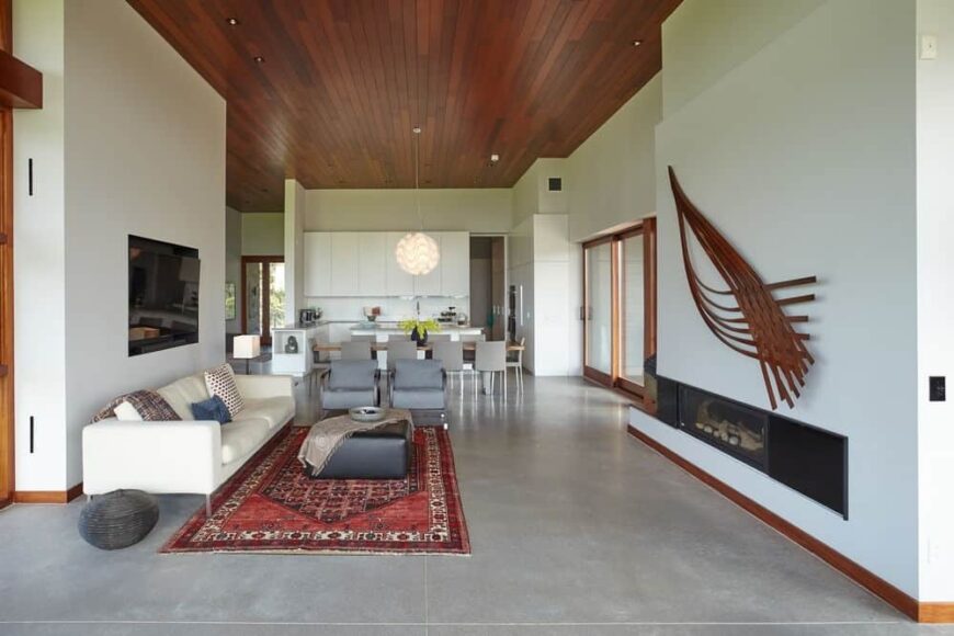View of 40 Living Rooms with Pendant Lights (Photos)