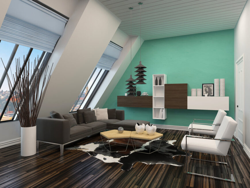 View of 40 Living Rooms with Pendant Lights (Photos)