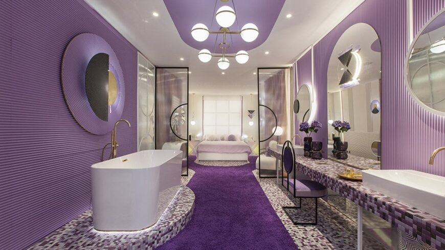15 Purple Primary Bathroom Ideas