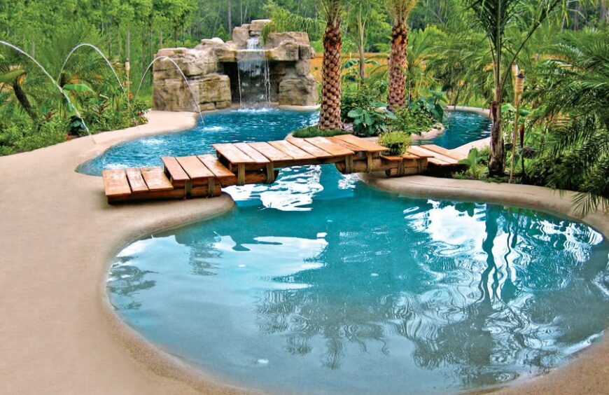 30 Awesome Zero-Entry Backyard Swimming Pools (i.e. Beach Entry) – Home ...