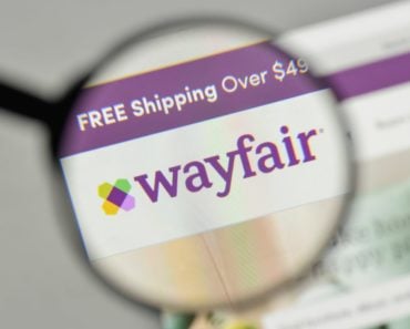 Wayfair homepage