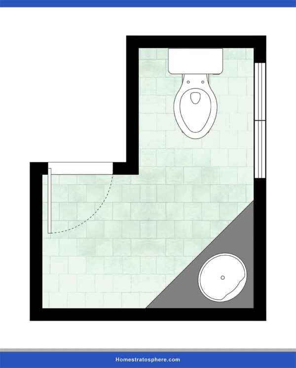 13 Powder Room Layouts and Floor Plans (2023 Guide) – Home Stratosphere