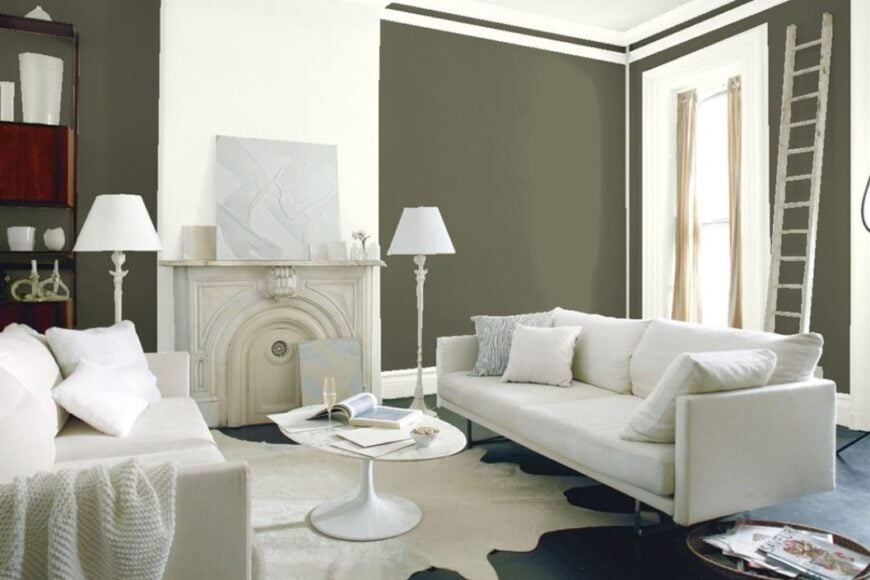 25 of the Best Green Paint Color Options for a Living Room