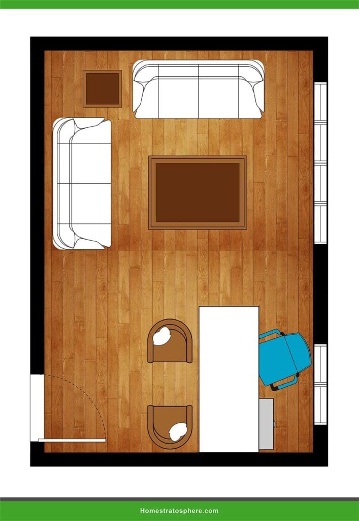 25 Home Office Layouts (Illustrated Floor Plans)