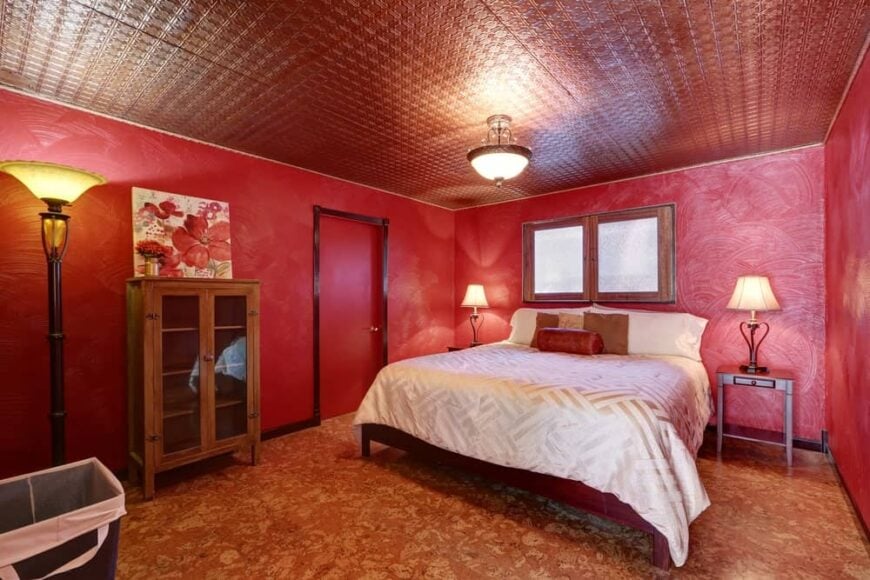 25 of the Best Red Paint Color Options for Primary Bedrooms