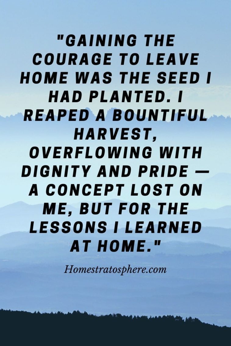 40 Heartfelt “Leaving Home” Quotes and Sayings - Home Stratosphere