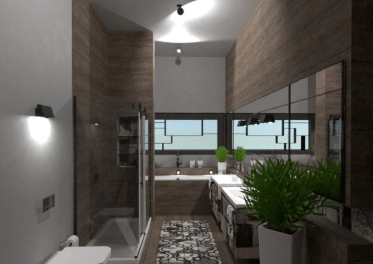 Logiciel de conception de salle de bains gratuit en Australie - 3D Bathroom Design Example Mar26 00002 728x516