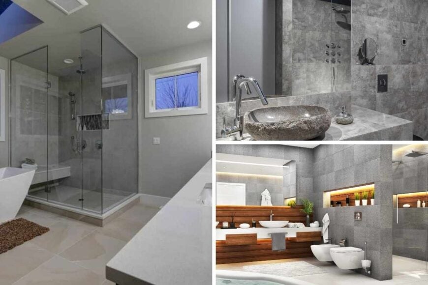 25 of the Best Gray Paint Color Options for Master Bathrooms (Ultimate 2023 Guide) Home