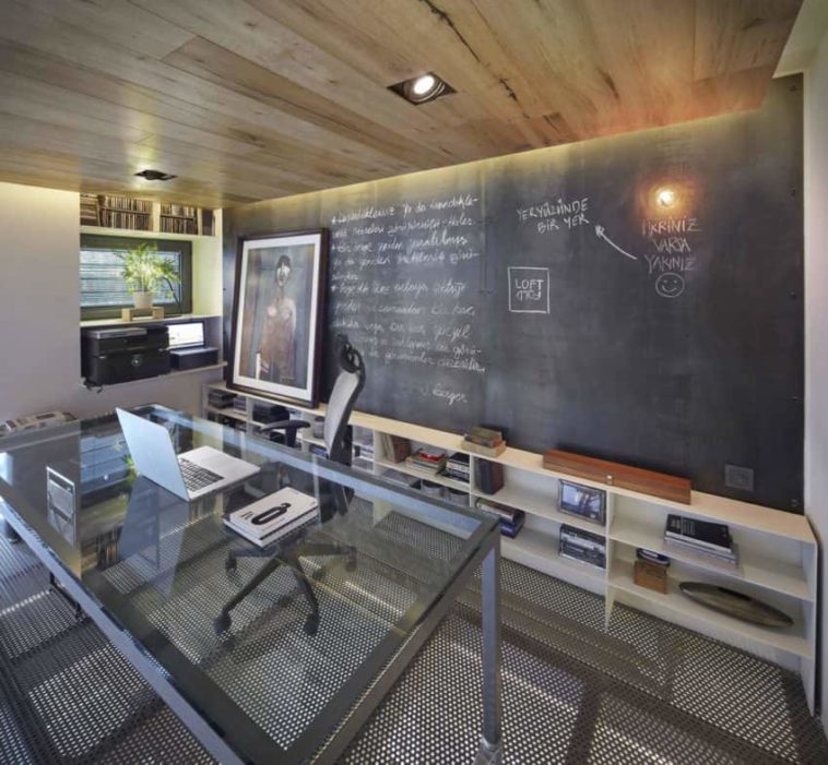 20 Apartment Home Office Ideas - Industrial Apartment Home Office Design