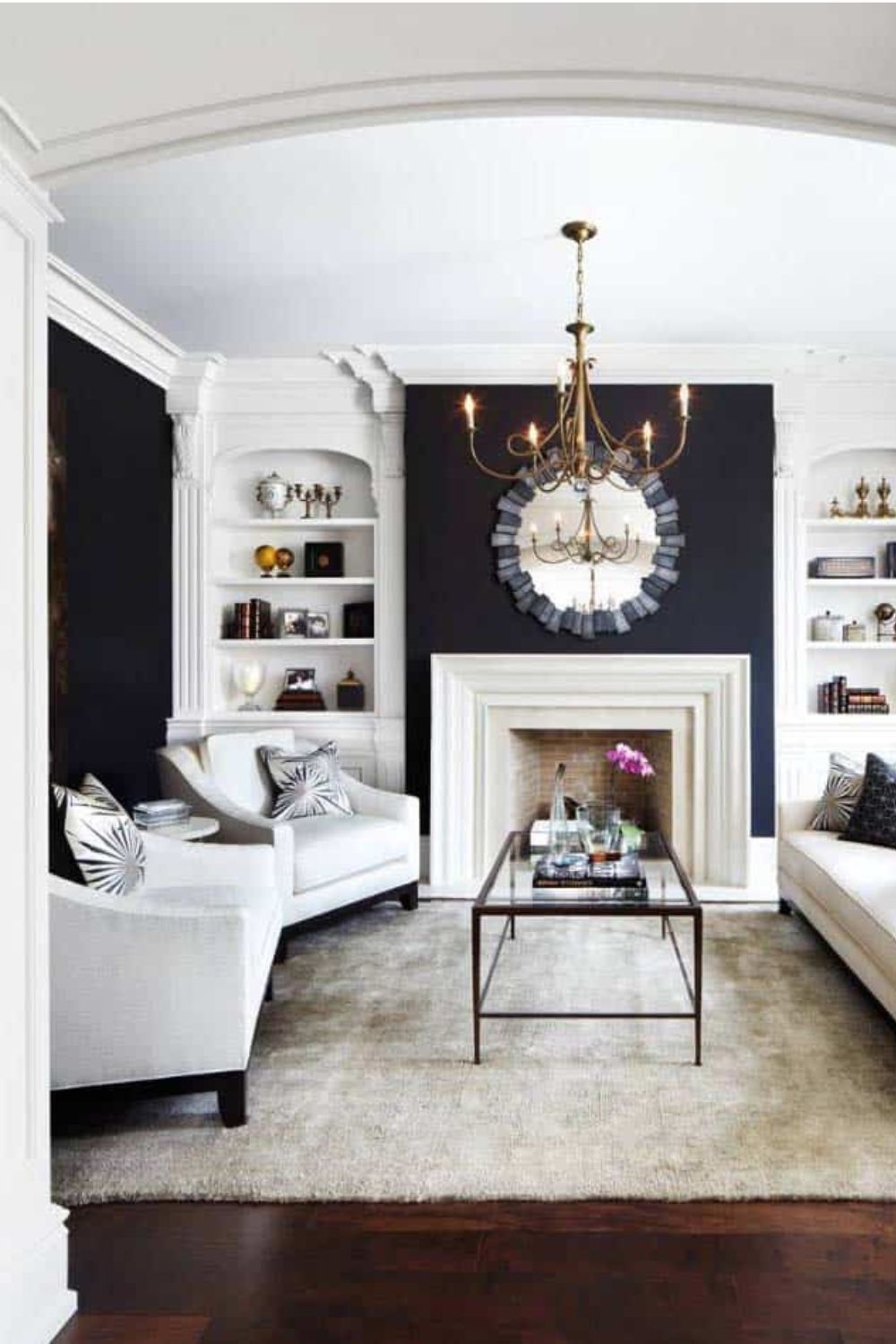 15 Black and White Living Room Decor Ideas