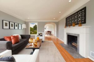 30 Orange and Grey Living Room Ideas (Photos) - Home Stratosphere