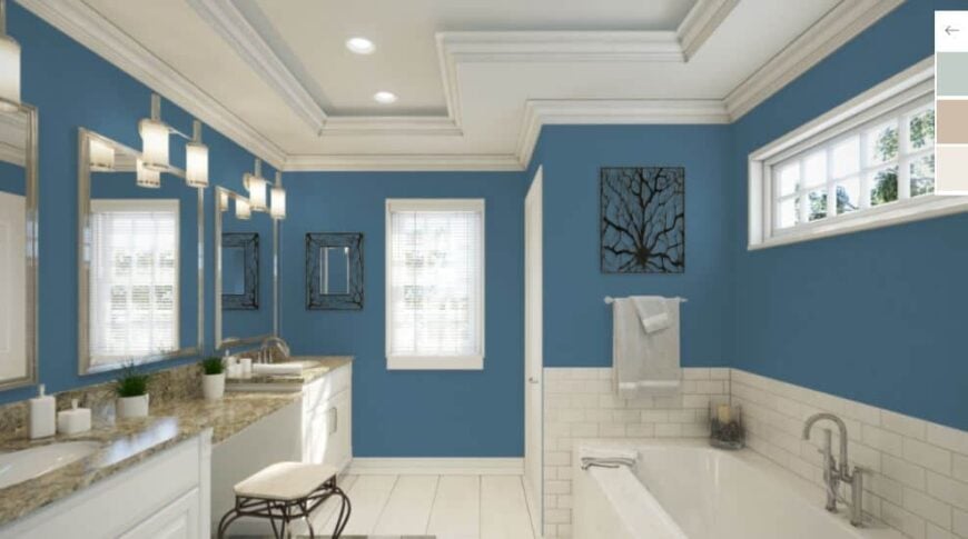 20 of the Best Blue Paint Colors for Bathrooms (2023 Guide) – Home ...