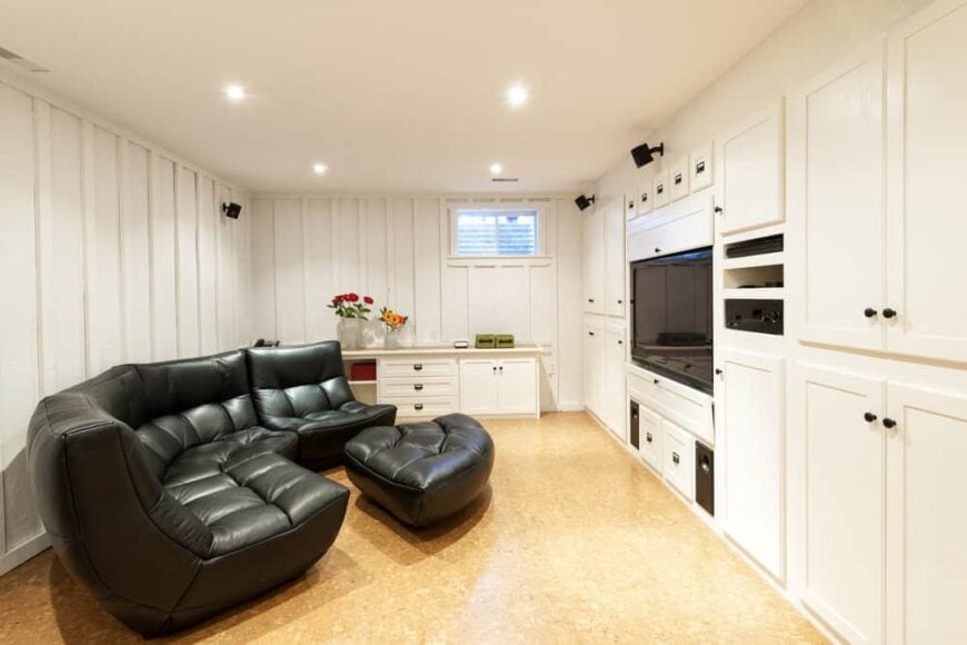 25 of the Best White Paint Color Options for Finished Basements Home
