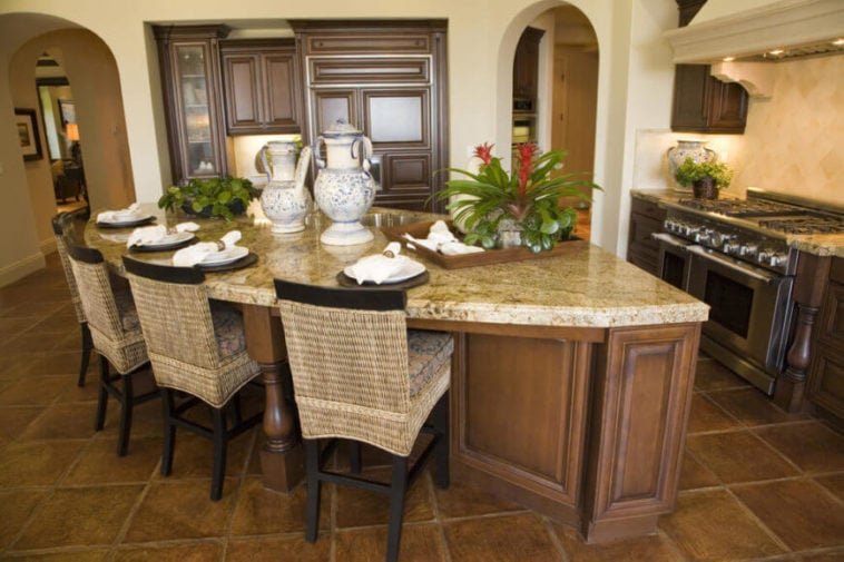 45 Kitchens with Angled Kitchen Islands (Photos)