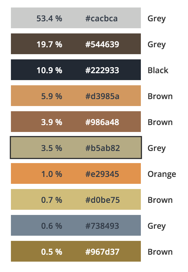 Transitional Kitchen/Dining Room Centrepiece Color Analysis 