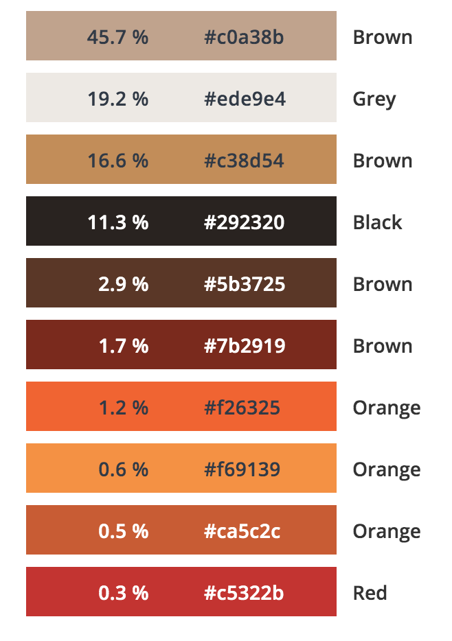 Transitional Kitchen/Dining Room Centrepiece Color Analysis 