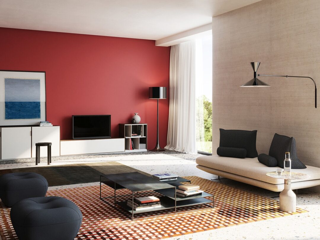 16 Red and Black Living Room Ideas to Create a Dramatic Ambience