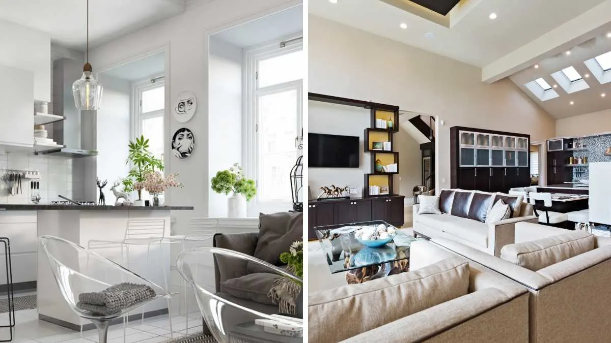 Gallery Detail: Open Kitchen Living Room Layout