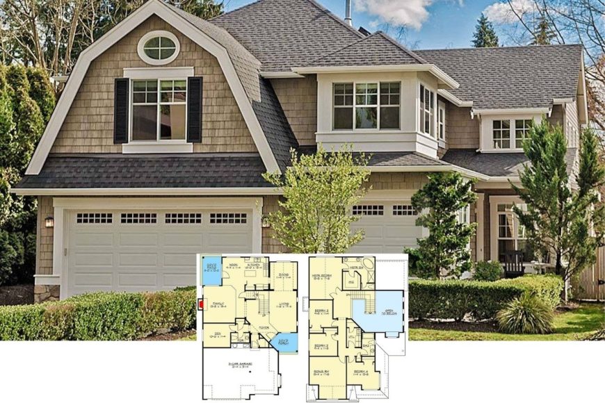 15 House Plans with a Gambrel Roof