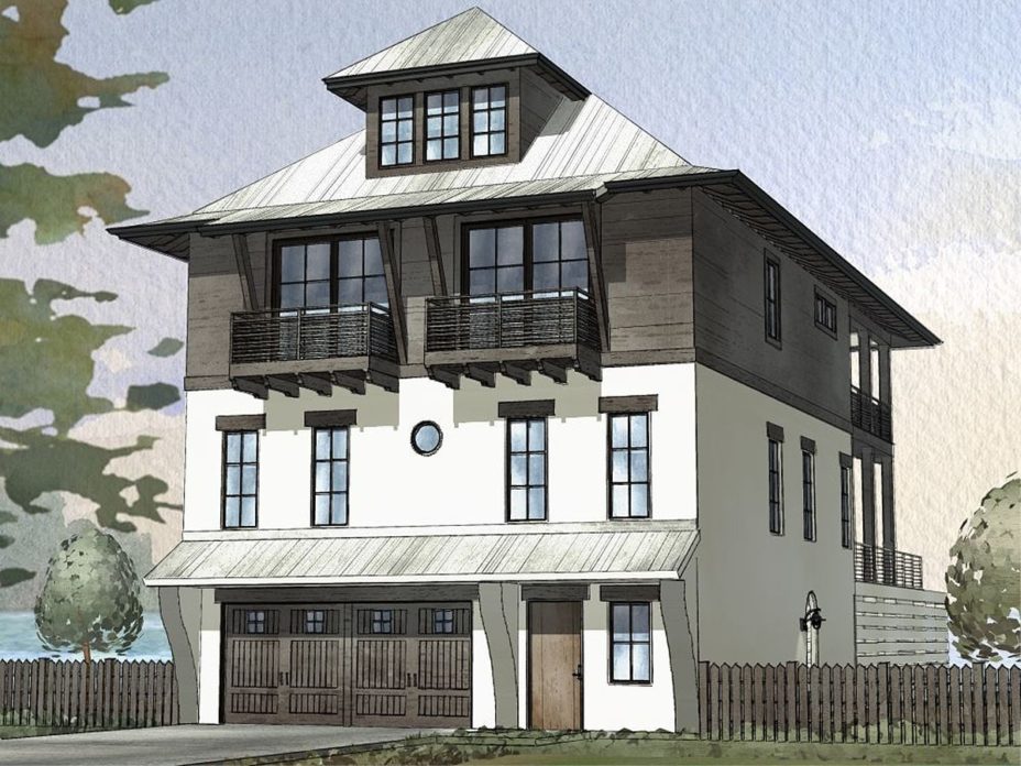 Coastal Retreat: Three-Story Beach House Floor Plan Stays Focused on ...