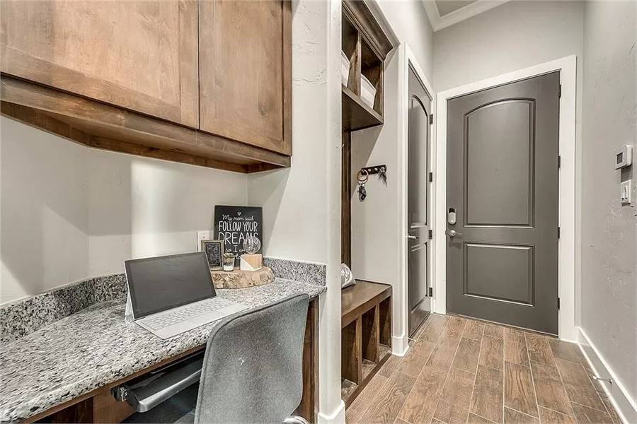 Cozy Home Office by the Entryway