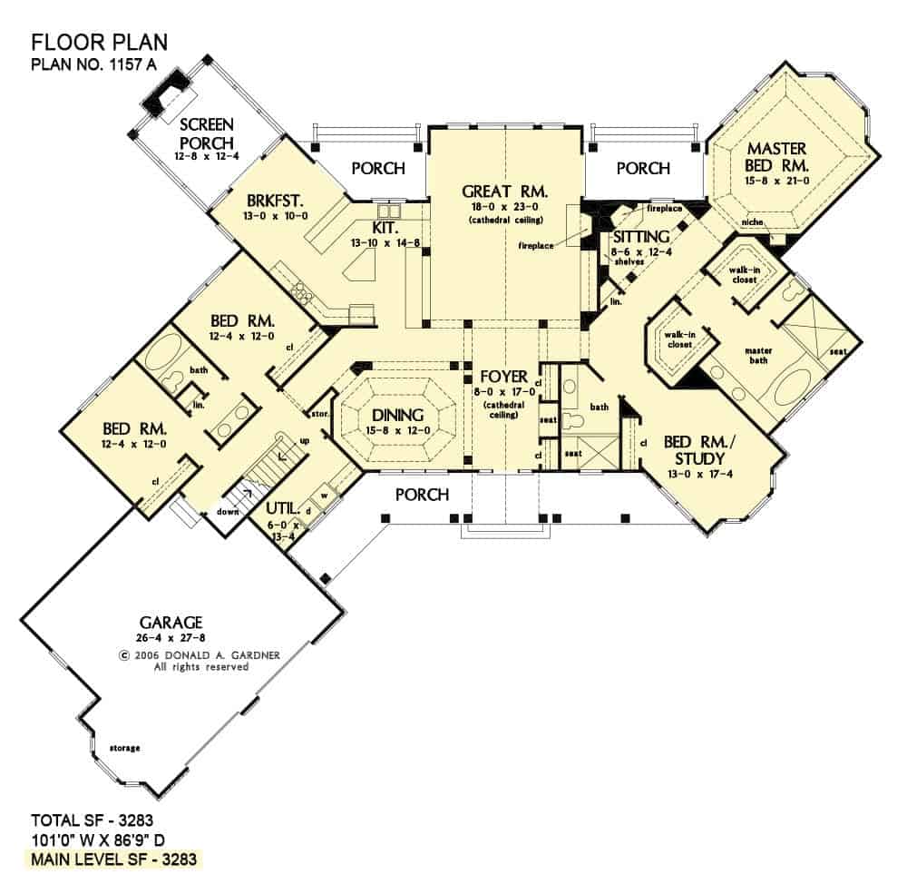 Expansive Single-Level Home with Central Great Room