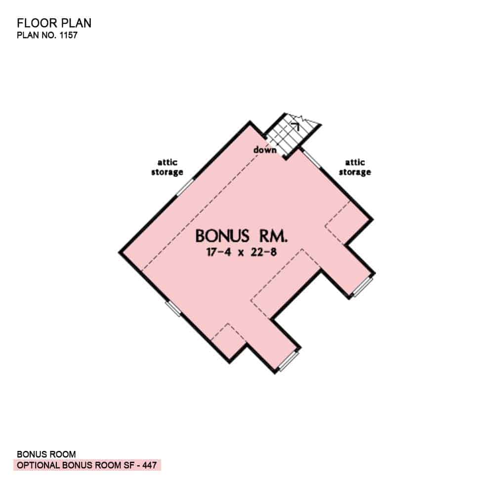 Spacious Bonus Room with Attic Storage Access