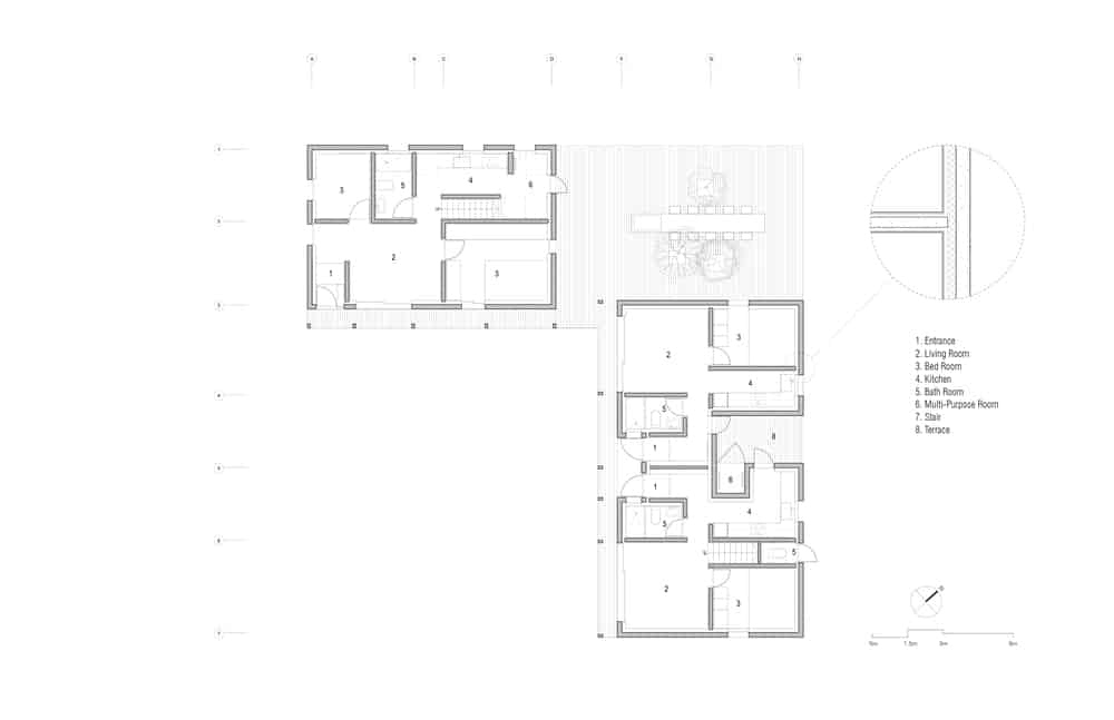 This is an illustrative representation of the first level floor plan.