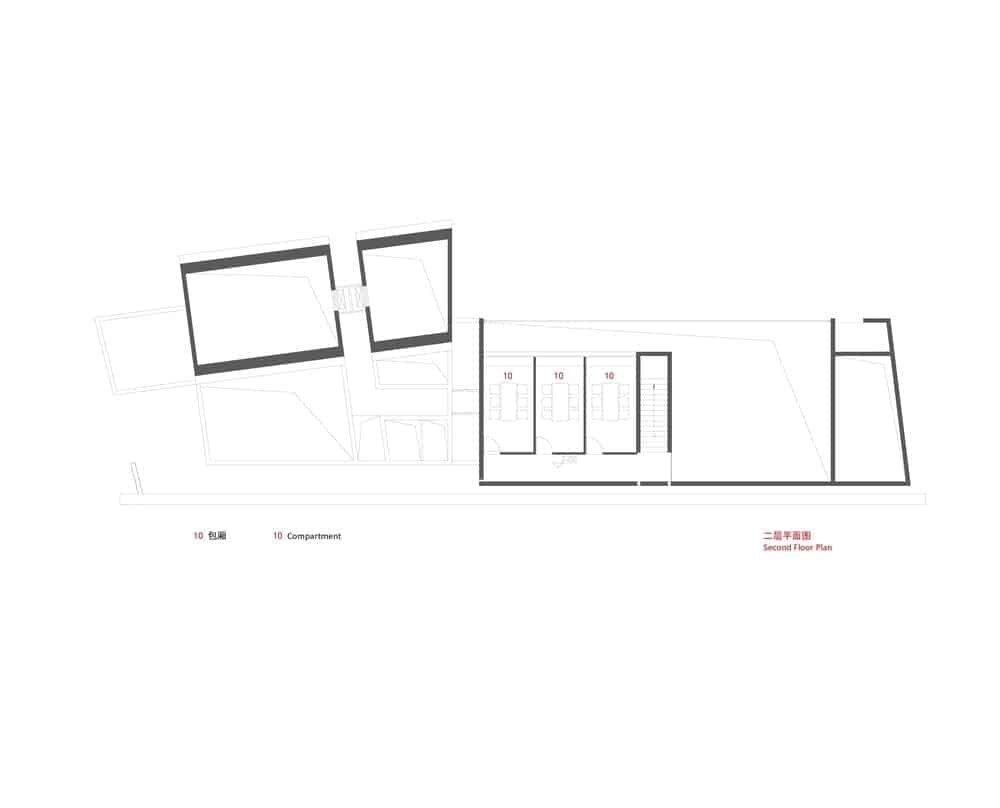This is an illustrative representation of the second level floor plan.