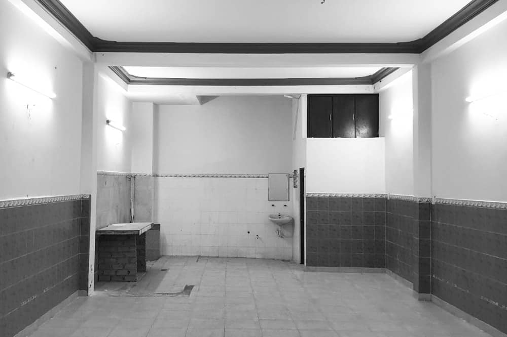 This is one of the house's photos before renovation.