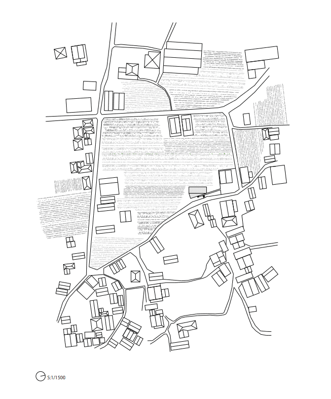 This is an illustrated map that indicates where the house is in the area.