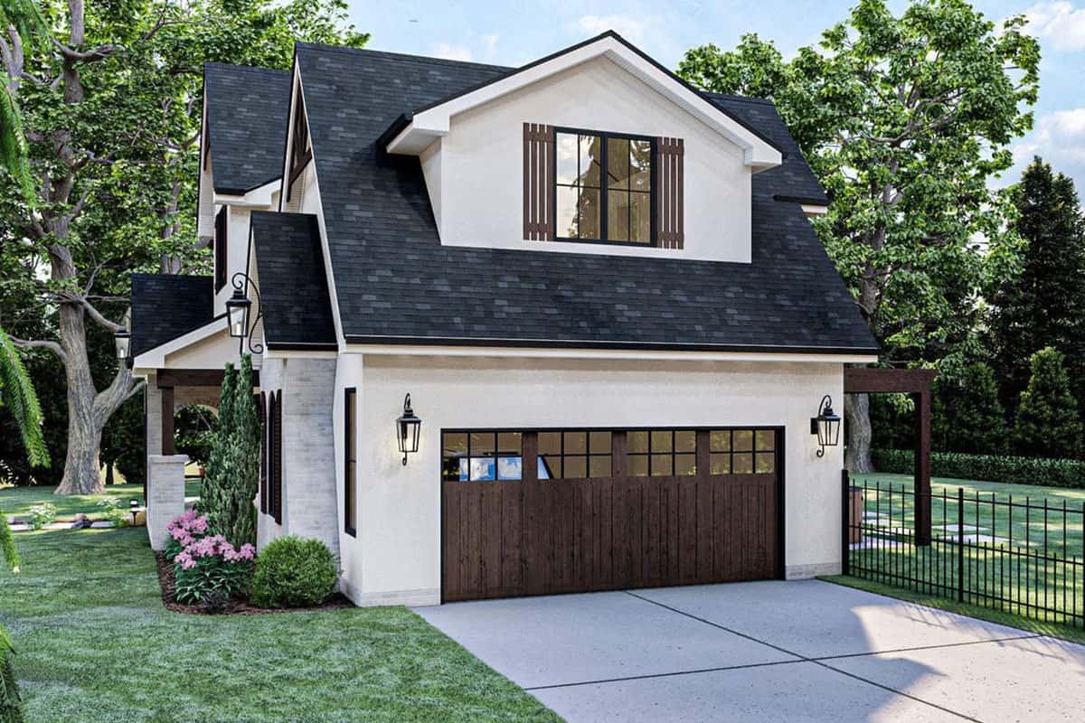 Elegant Two-Story Home with Dominant Gabled Dormer