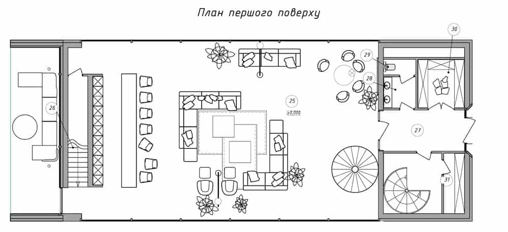This is an illustration of the floor plan of the house.