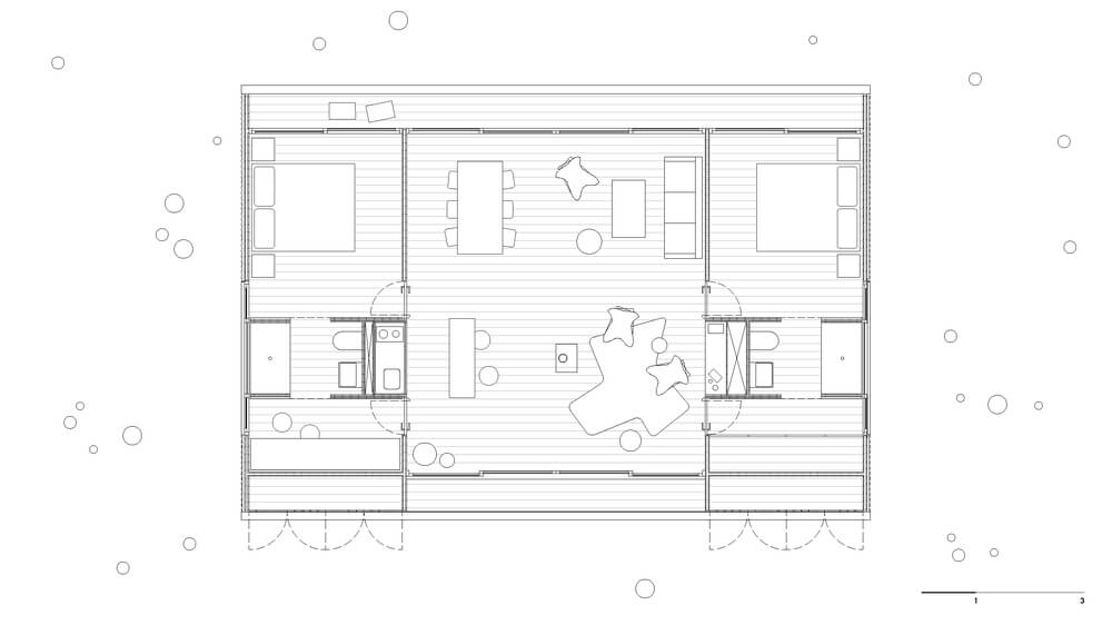 This is a illustrated representation of the house floor map.