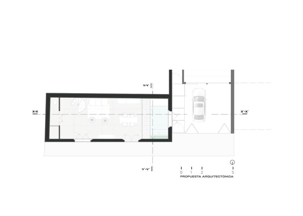 This is an illustration of the house's floor plan.